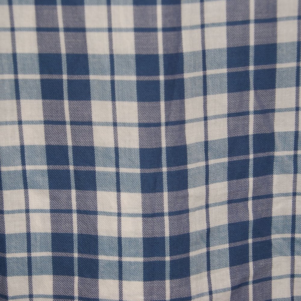 New MADEWELL Linus Plaid Central Open-Back Shirt M - Picture 6 of 11
